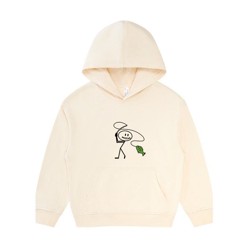 Happy Fly Fishing Kid's Hoodie