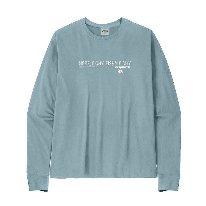 Here Fishy Fishy Fishy Long Sleeve T-shirt