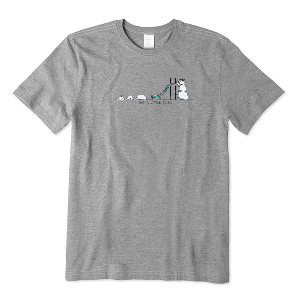 Snowman and Slide Christmas T-Shirt