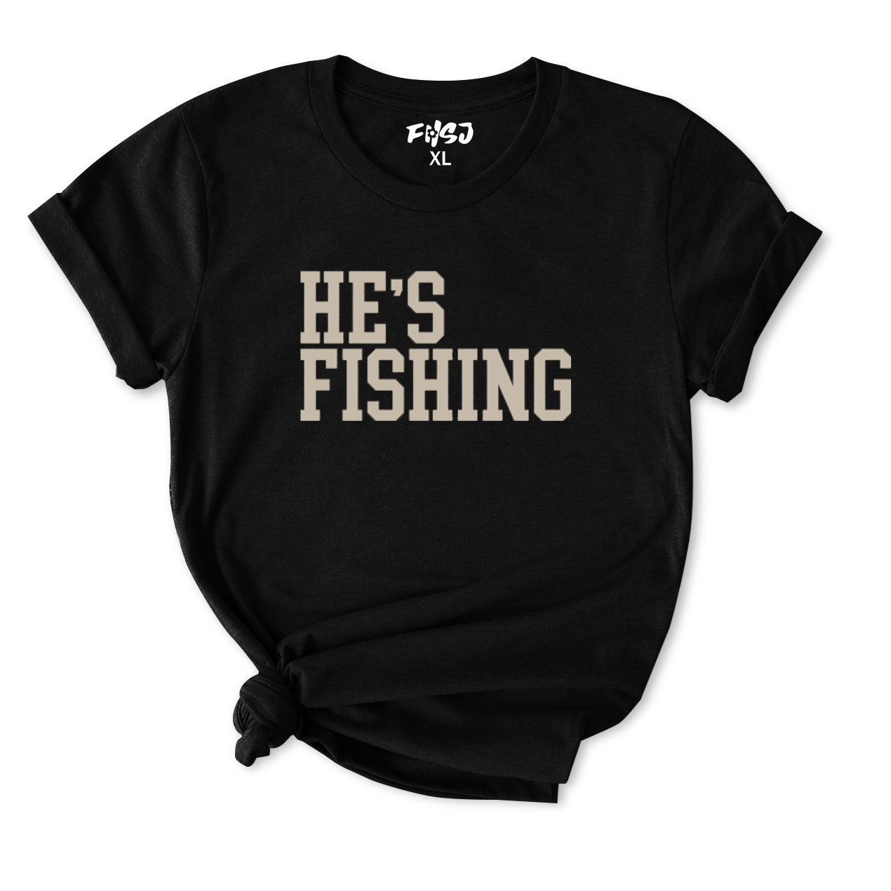 He's Fishing T-Shirt for Women