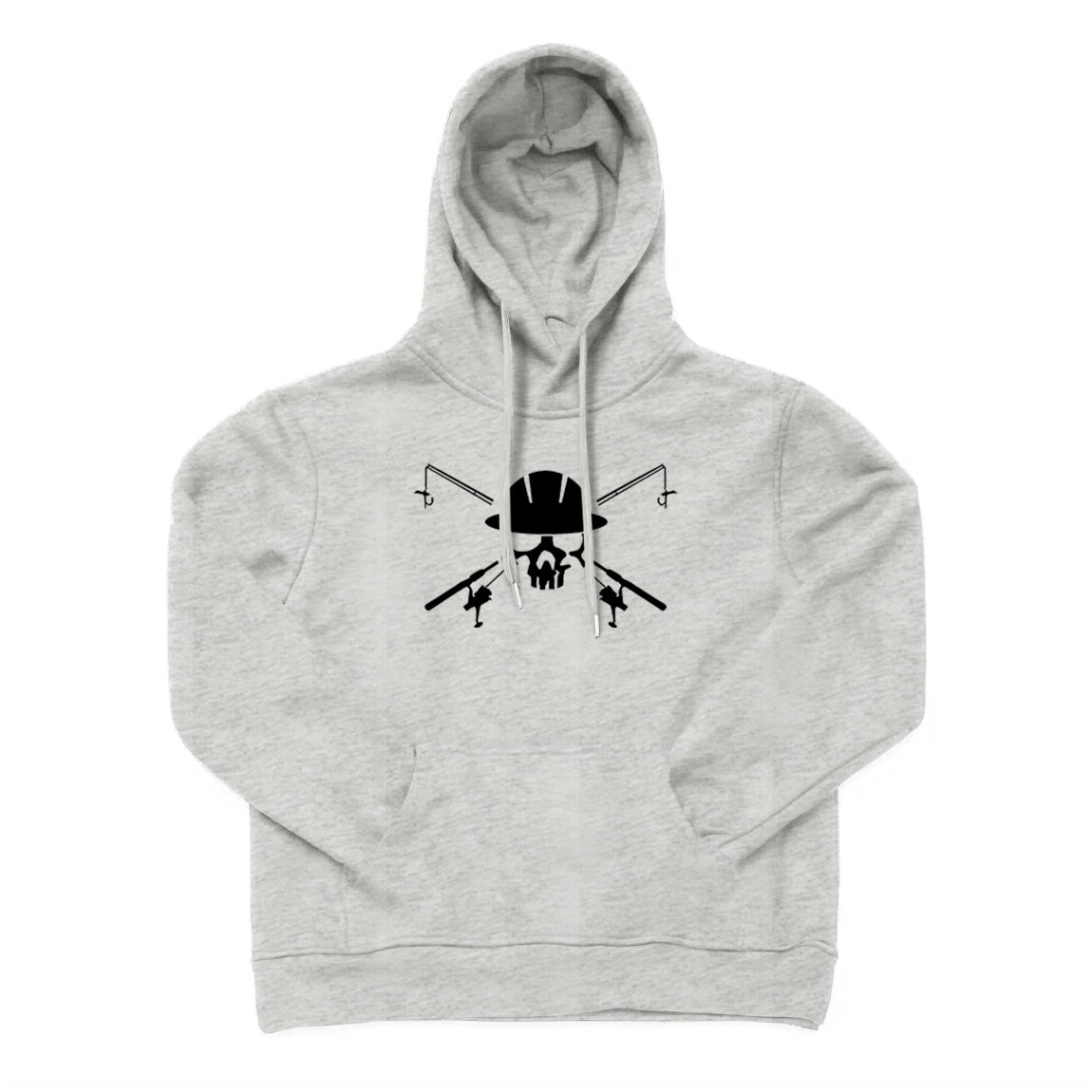 Fishing Skull and Poles Hoodie