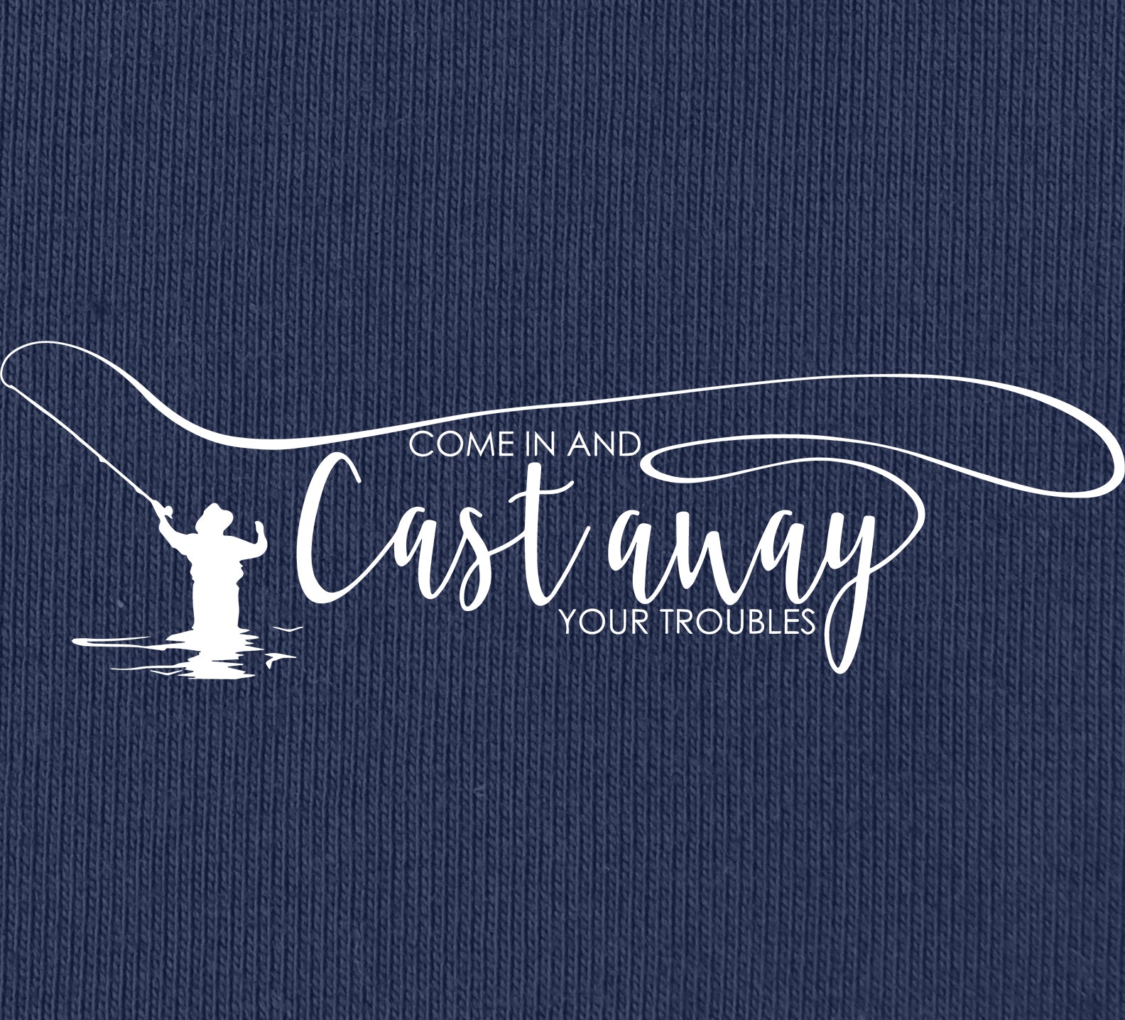 Come in And Cast Away Your Troubles T-Shirt for women