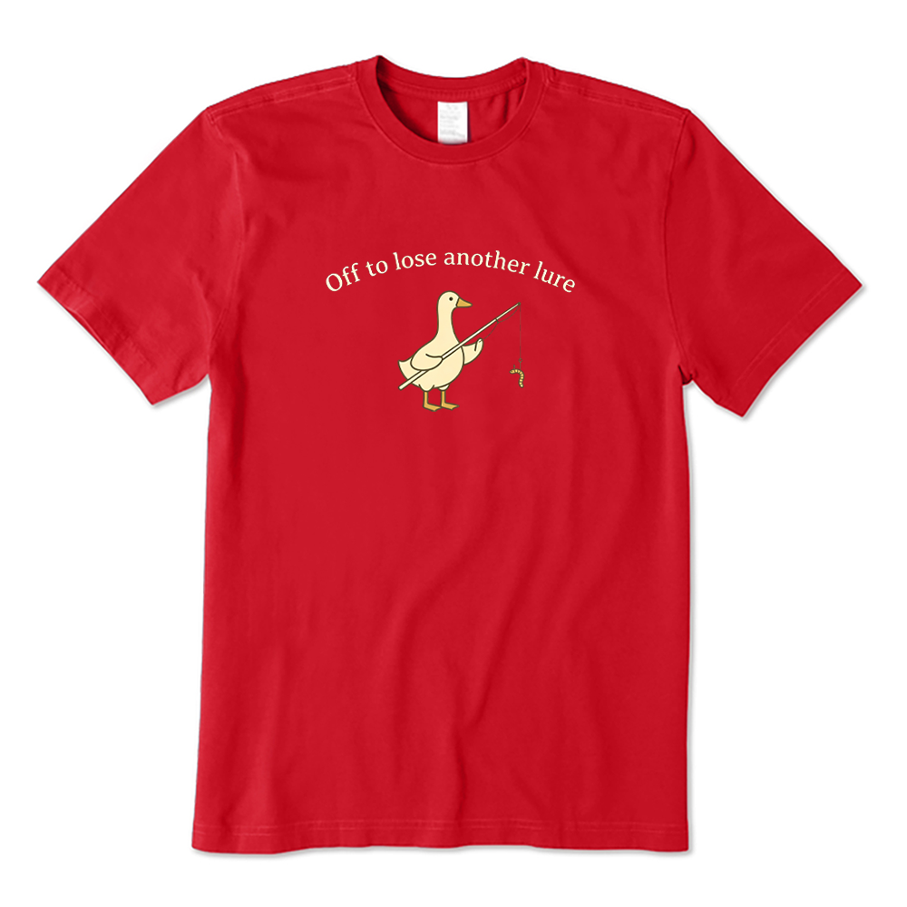 Off To Lose Another Lure Cute Goose Fishing T-shirt