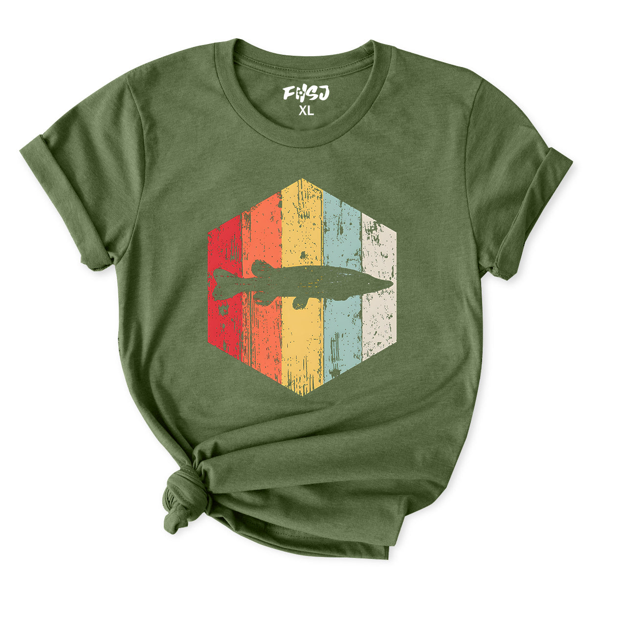 Retro Fishing T-Shirt for Women