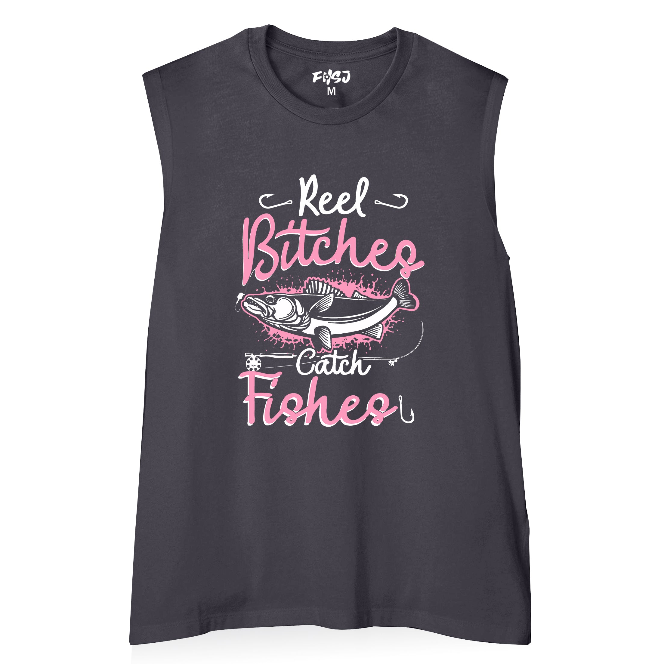 Women Reel Bitches Catch Fishes Tank Top