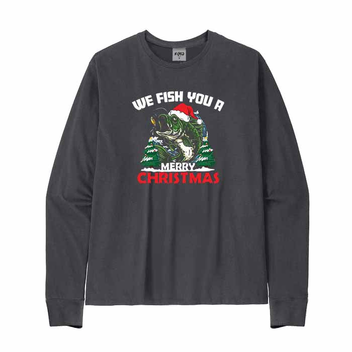 We Fish You A Merry Christmas Long Sleeve T-Shirt