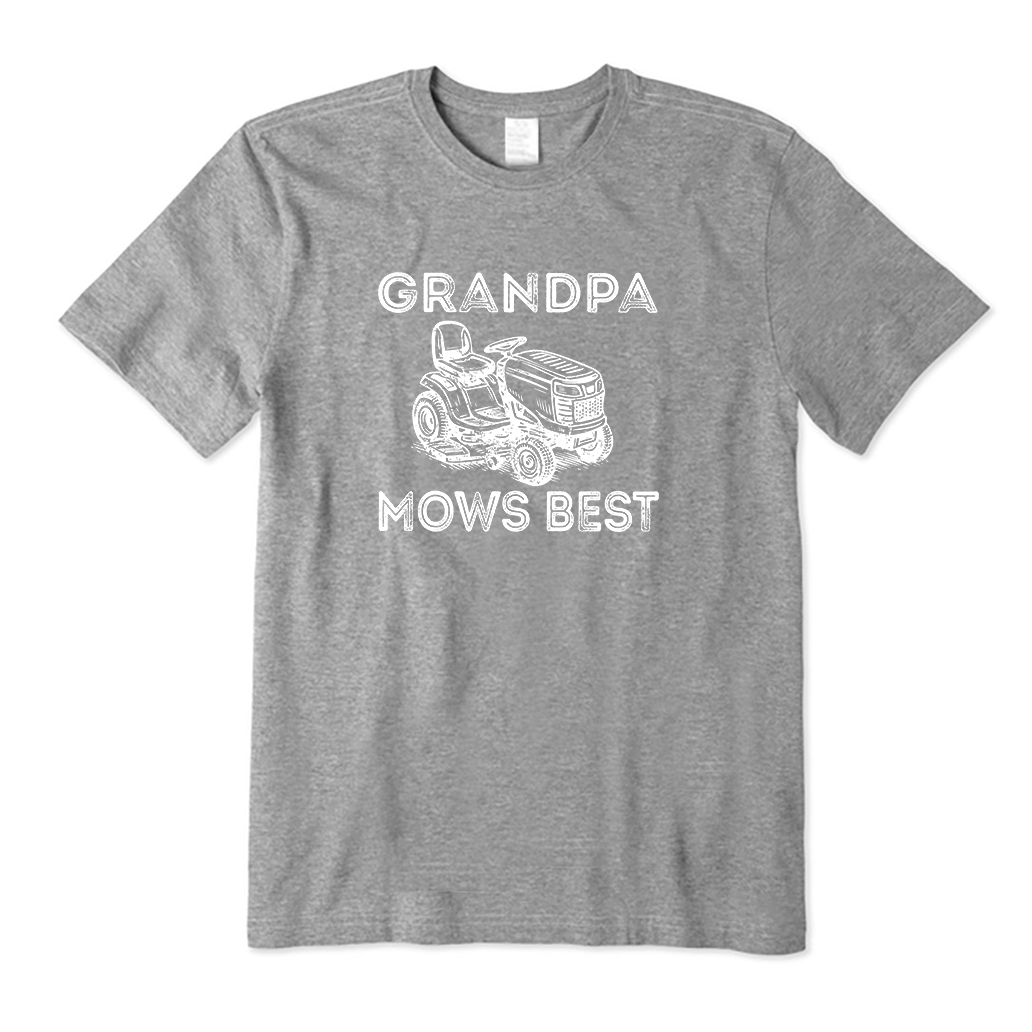 Grandpa Mows Best T-Shirt
