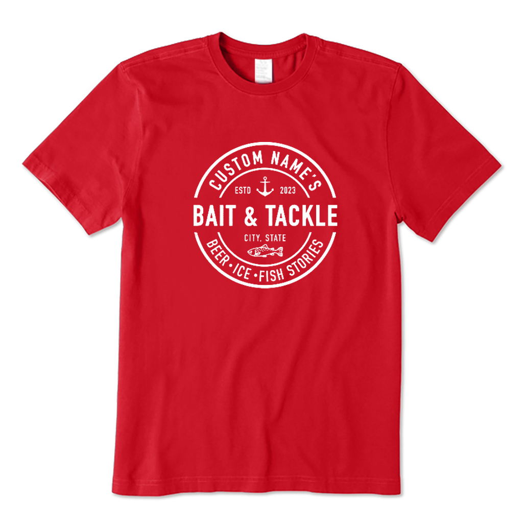 Personalized Bait & Tackle T-Shirt