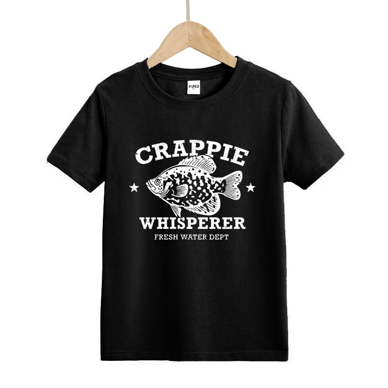 Crappie Whispere Kids T-Shirt