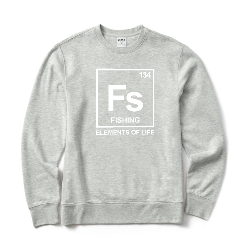 134 Fishing Periodic Table of Elements Sweatshirt