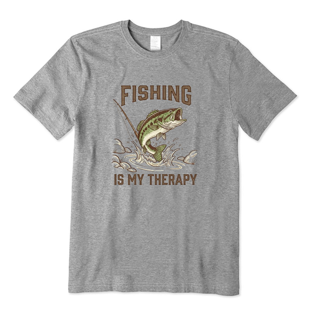 Fishing Is My Therapy T-shirt