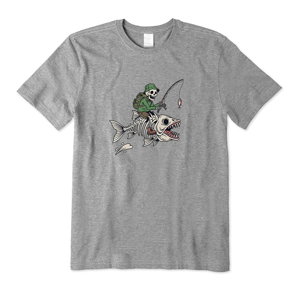 Skeleton Fisherman T-Shirt