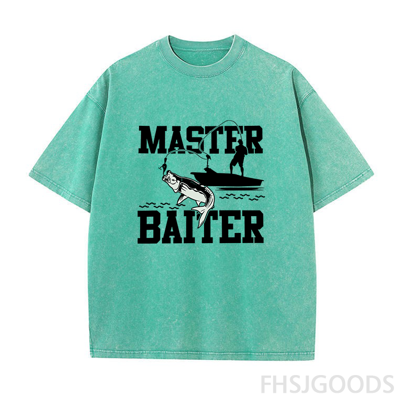 Master Baiter Fishing Unisex Distressed T-Shirt