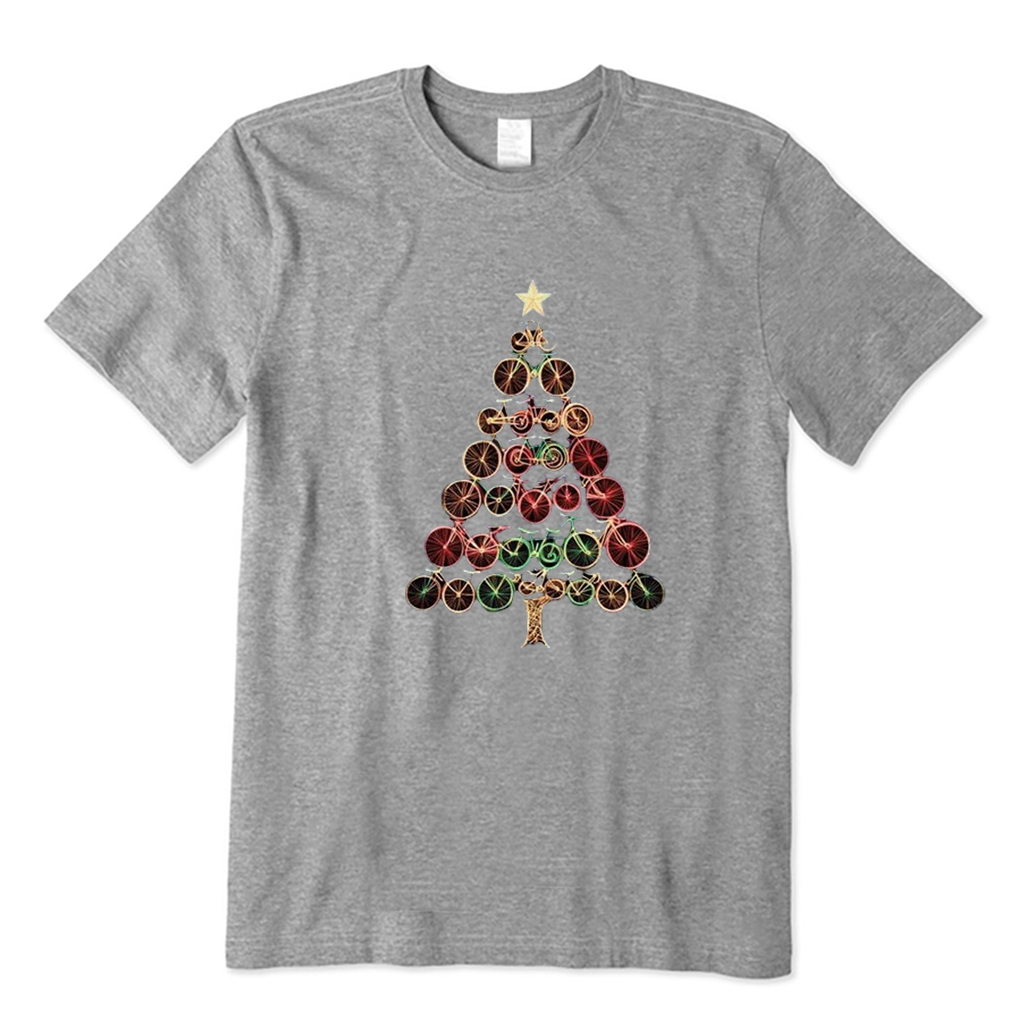 Christmas Bike Tree T-Shirt
