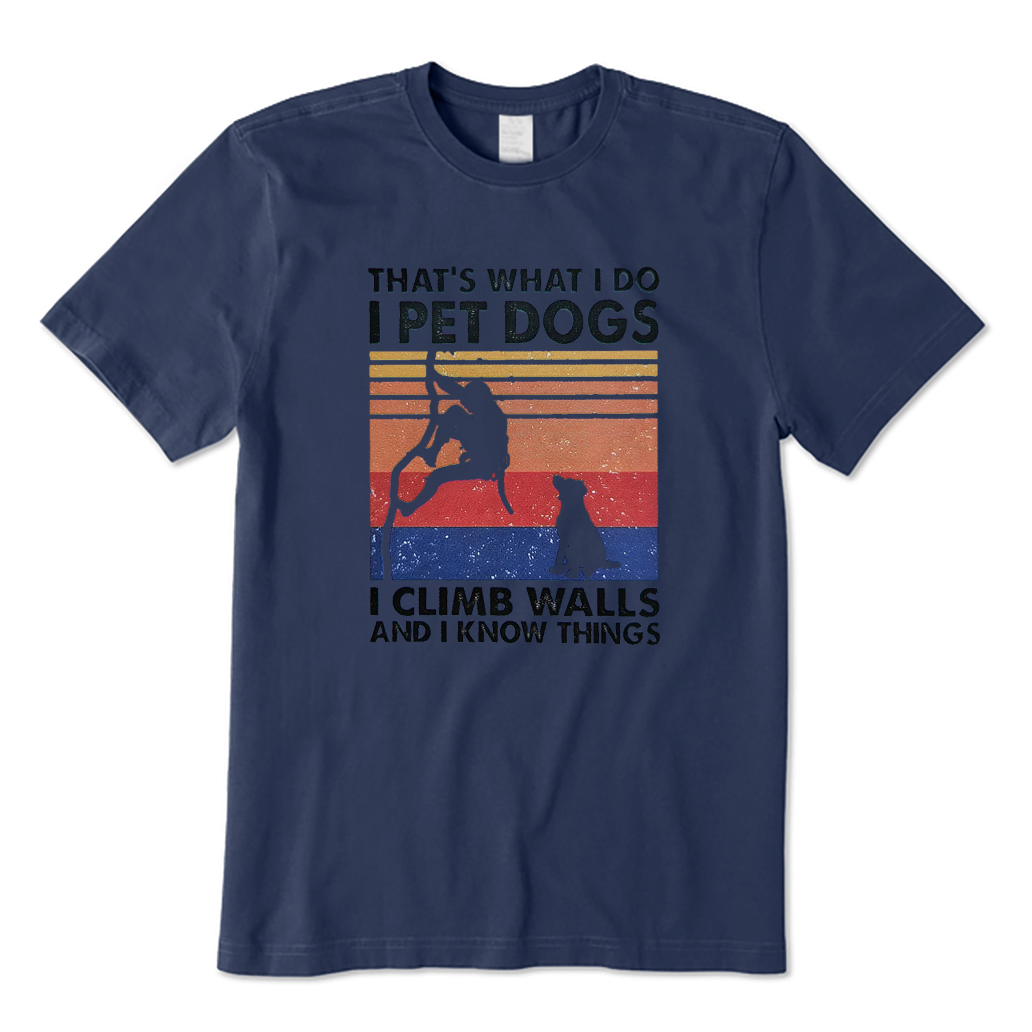 Rock Climbing Dog Lover T-Shirt