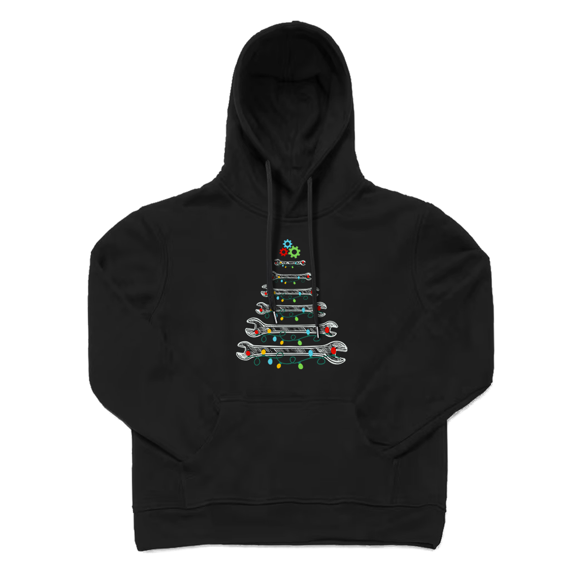 Wrench Christmas Tree Hoodie