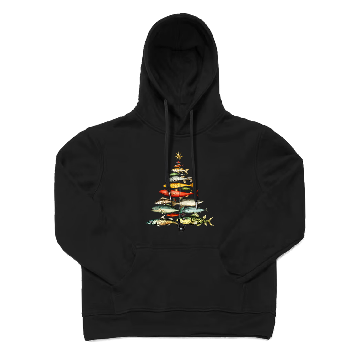 Fishing Christmas Tree Hoodie