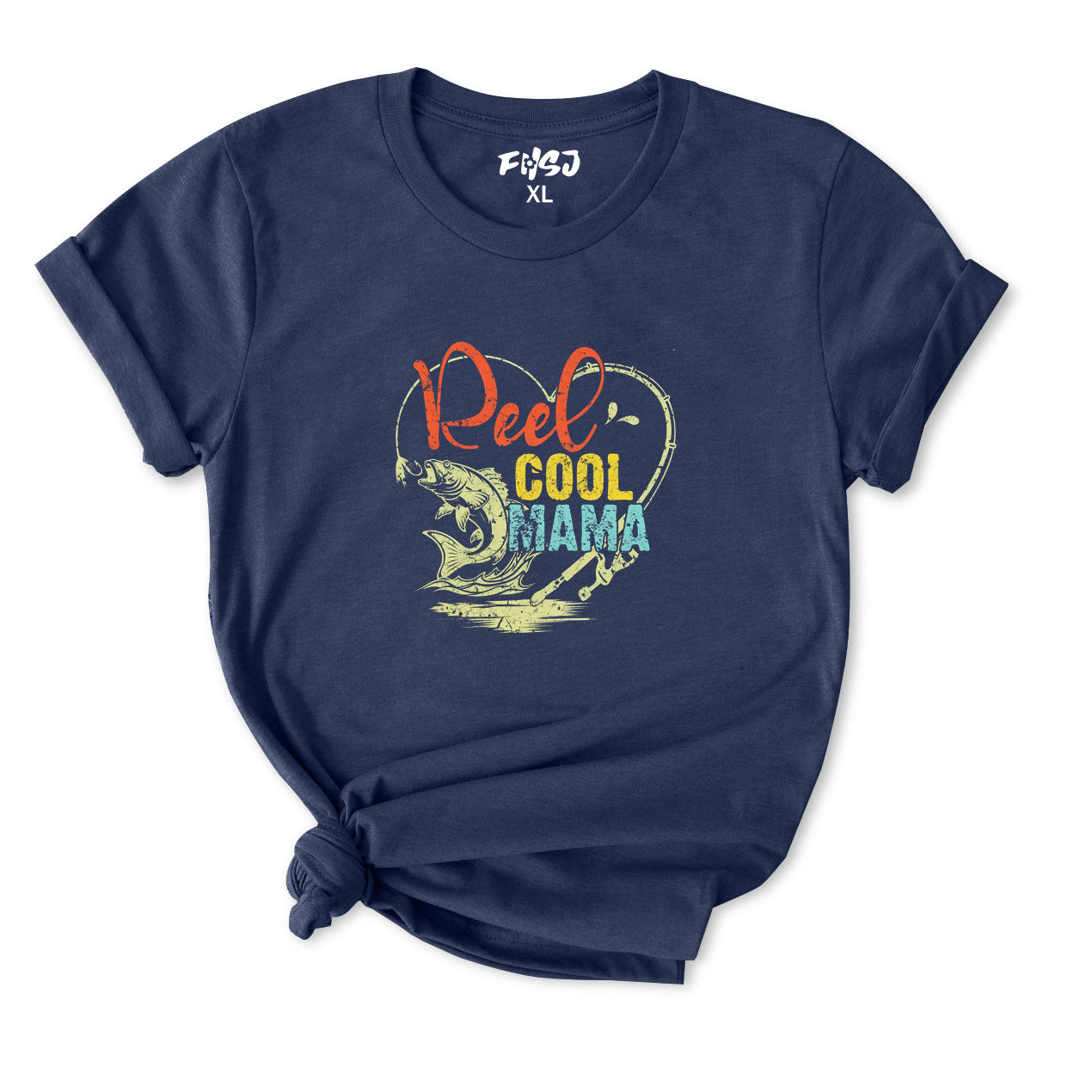 Reel Cool Mom Fishing T-Shirt for Women