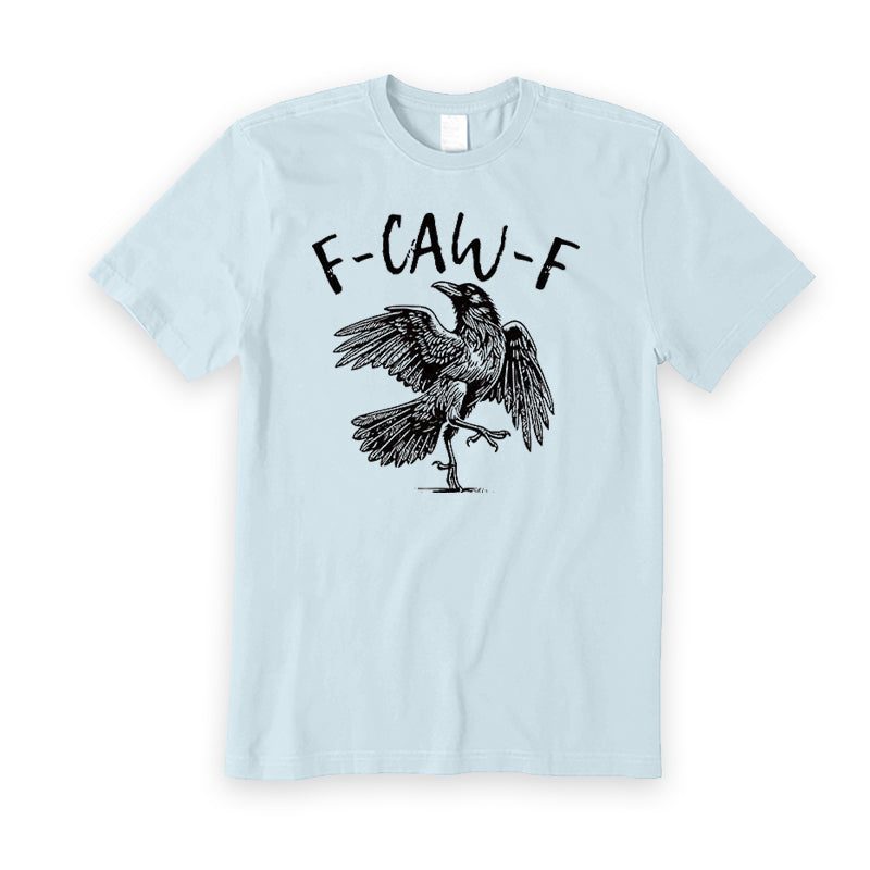 Humorous Crow Graphic T-Shirt