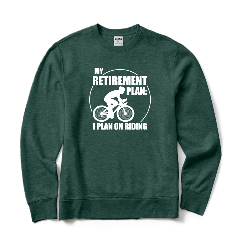 Retirement Cycling Crewneck Sweatshirt