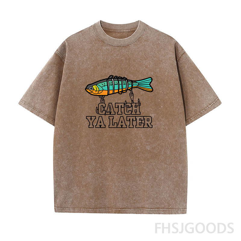 Catch You Later Unisex Distressed T-Shirt