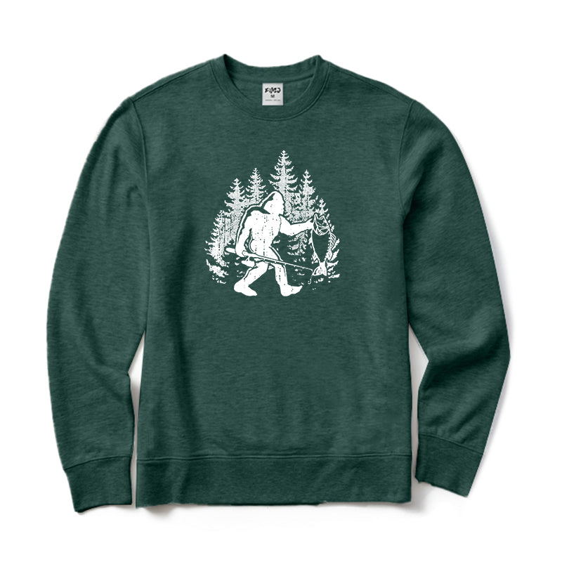 Bigfoot Fishing Crewneck Sweatshirt