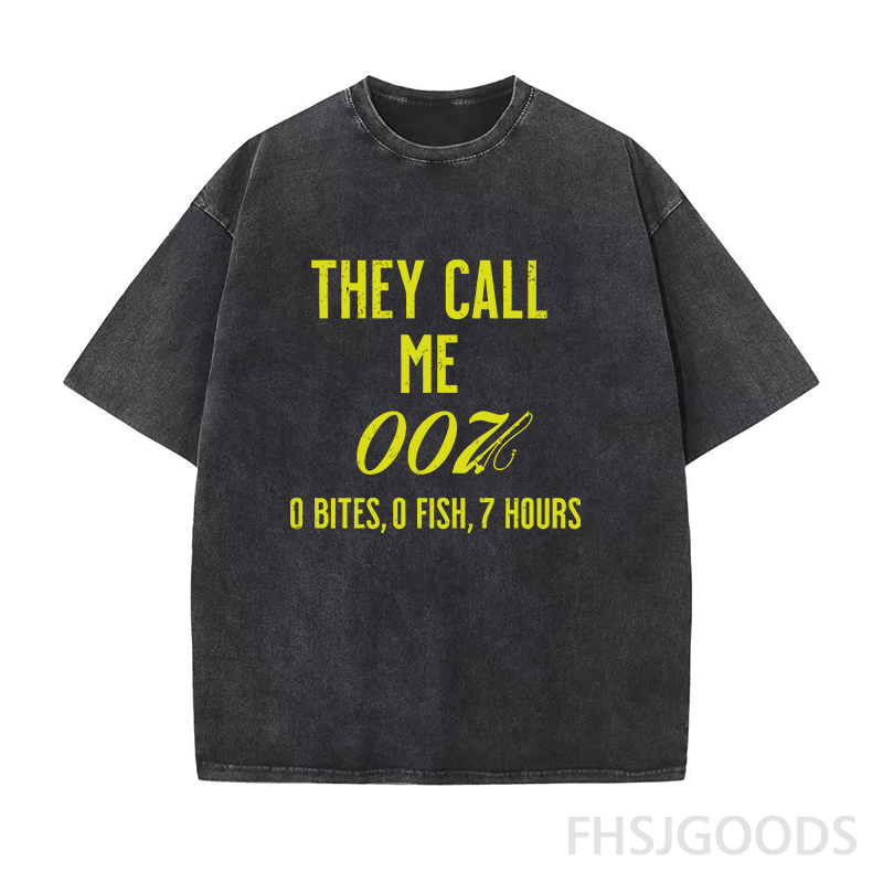 They Call Me 007 Unisex Distressed T-Shirt