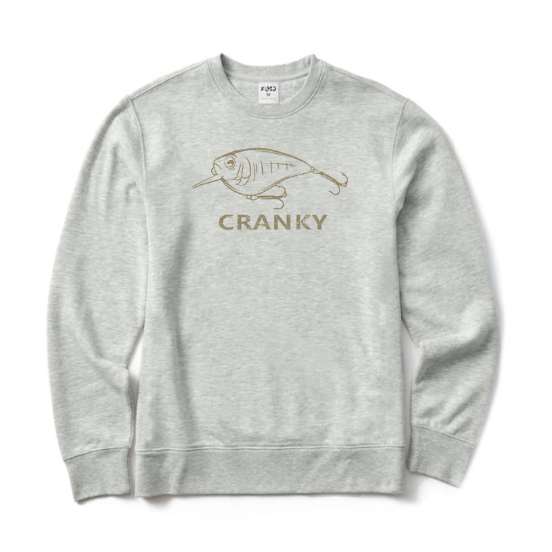 CRANKY FISHING Crewneck Sweatshirt