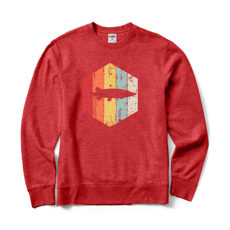 Retro Fishing Crewneck Sweatshirt