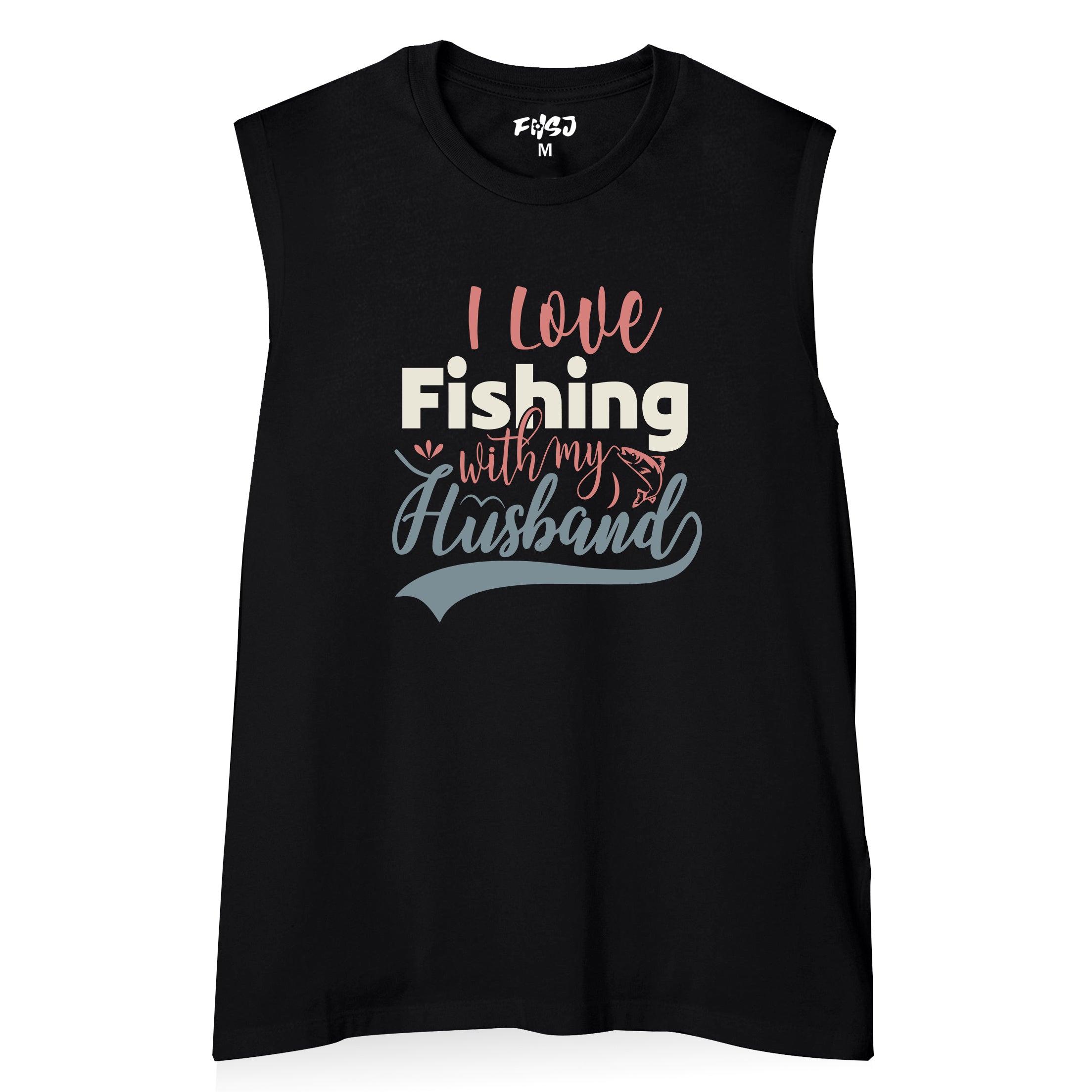 Women I Love Fishing with My Husband Tank Top