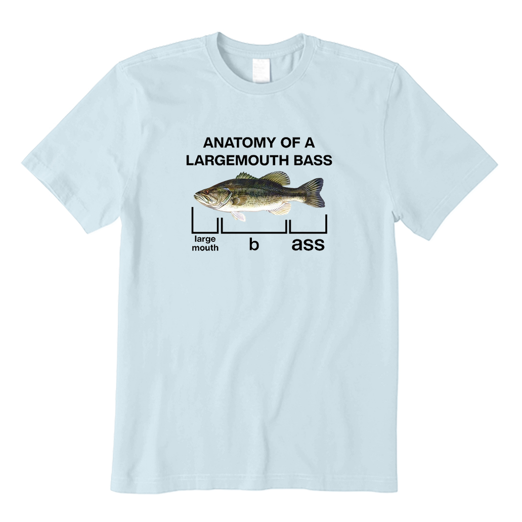 Anatomy Of A Large Mouth Bass Fish T-Shirt
