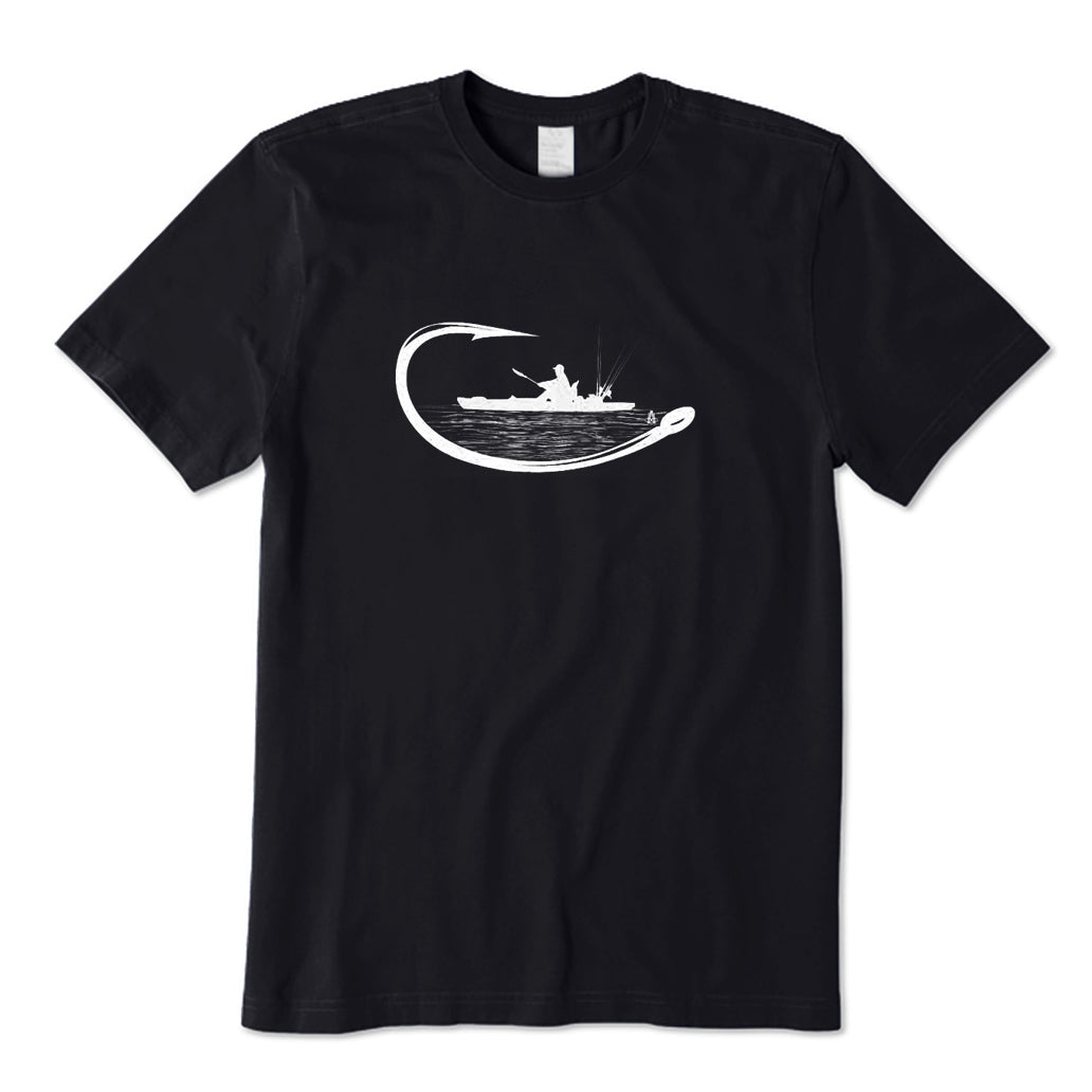 Fisherman Fishing on Boat T-Shirt
