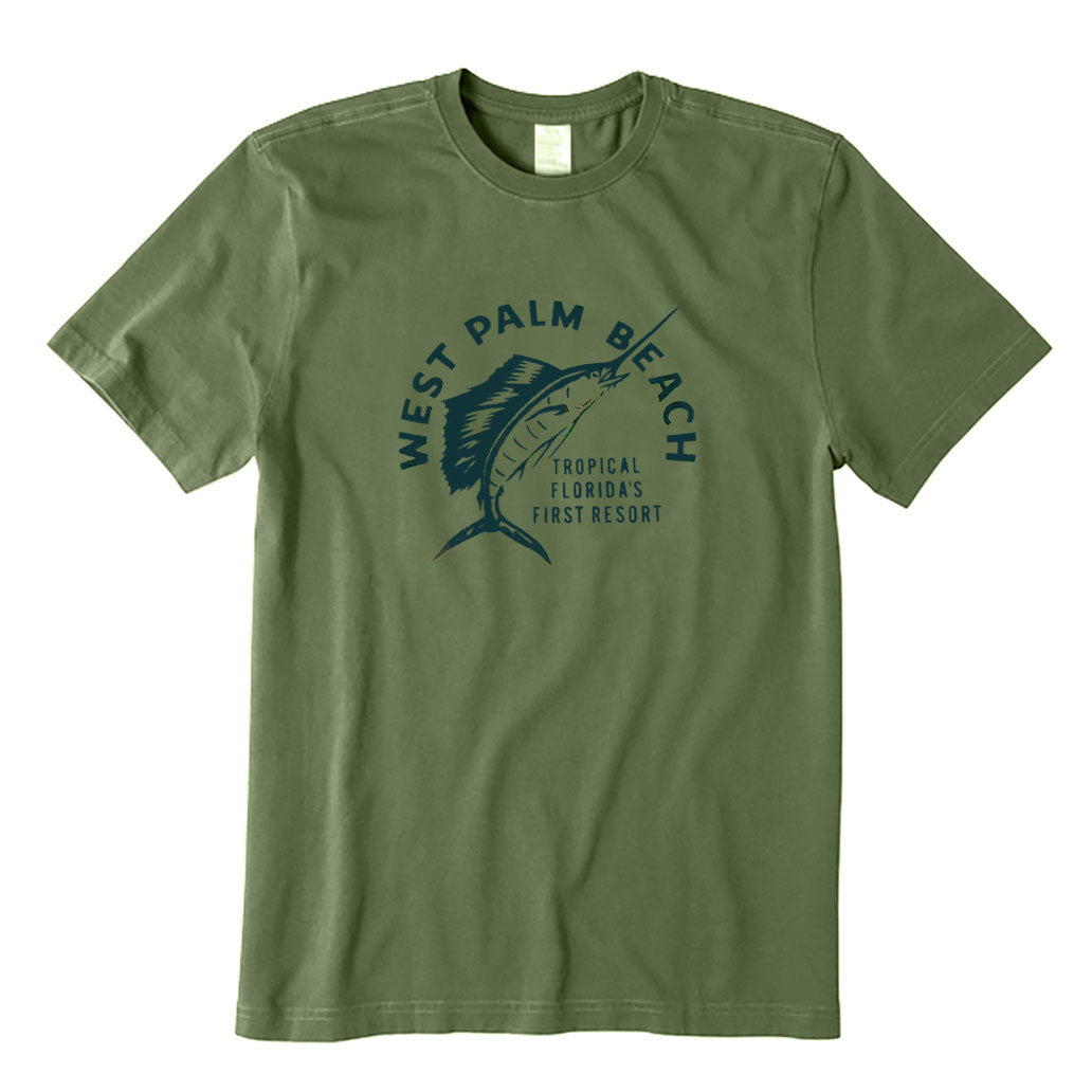 West Palm Beach Florida Fishing T-Shirt