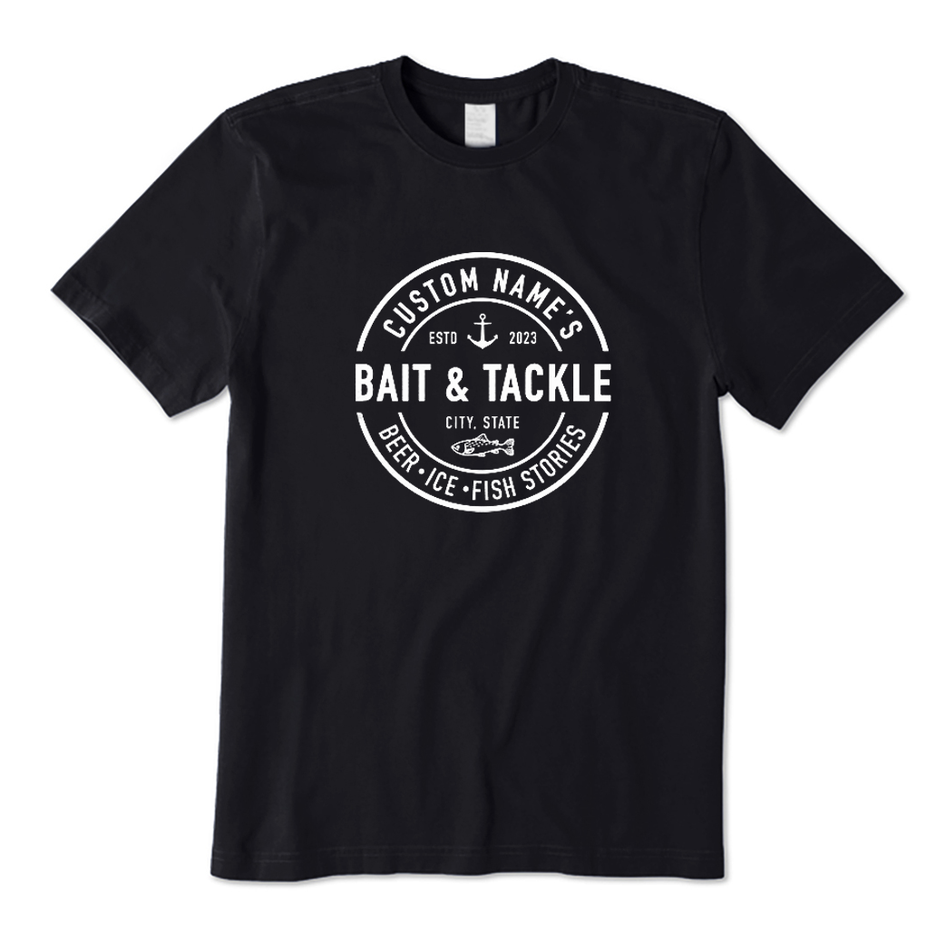 Personalized Bait & Tackle T-Shirt