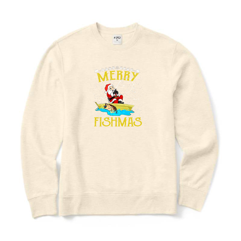 Merry Fishmas Crewneck Sweatshirt