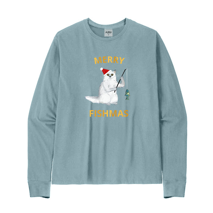 Merry Fishmas Long Sleeve T-Shirt