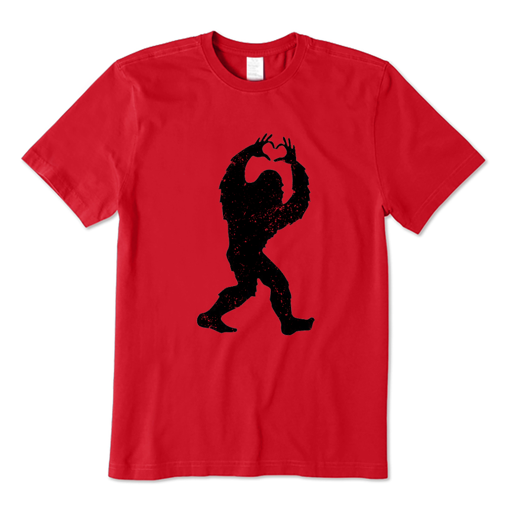 Heart Hands Bigfoot T-Shirt