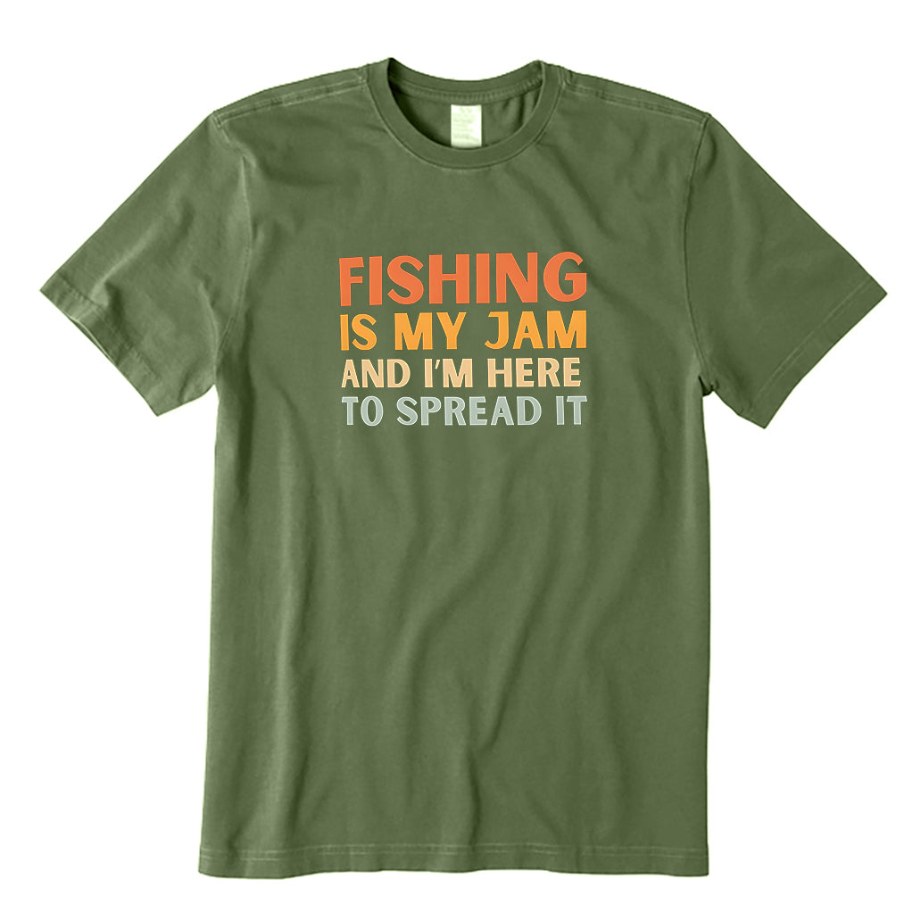 Funny Fishing Is My Jam T-Shirt