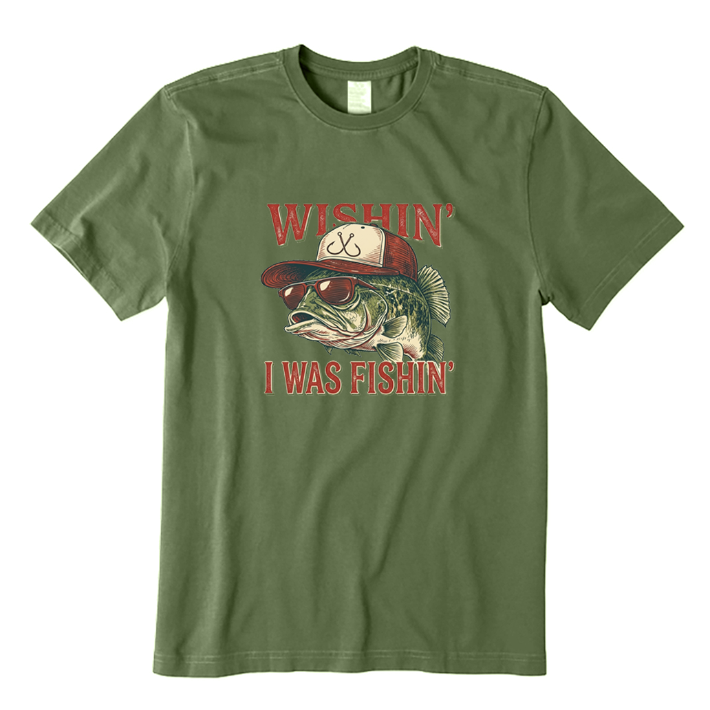 Wishin' I Was Fishin T-shirt