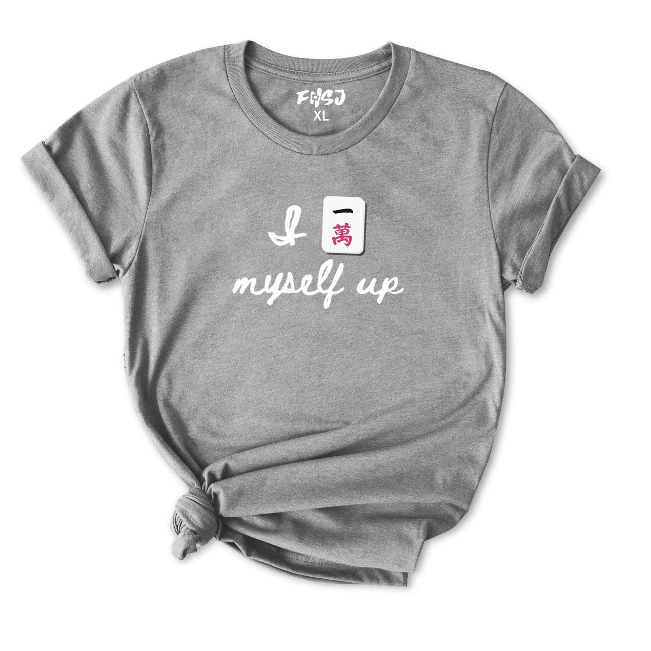 I Wan Myself Up Mahjong T-Shirt for Women