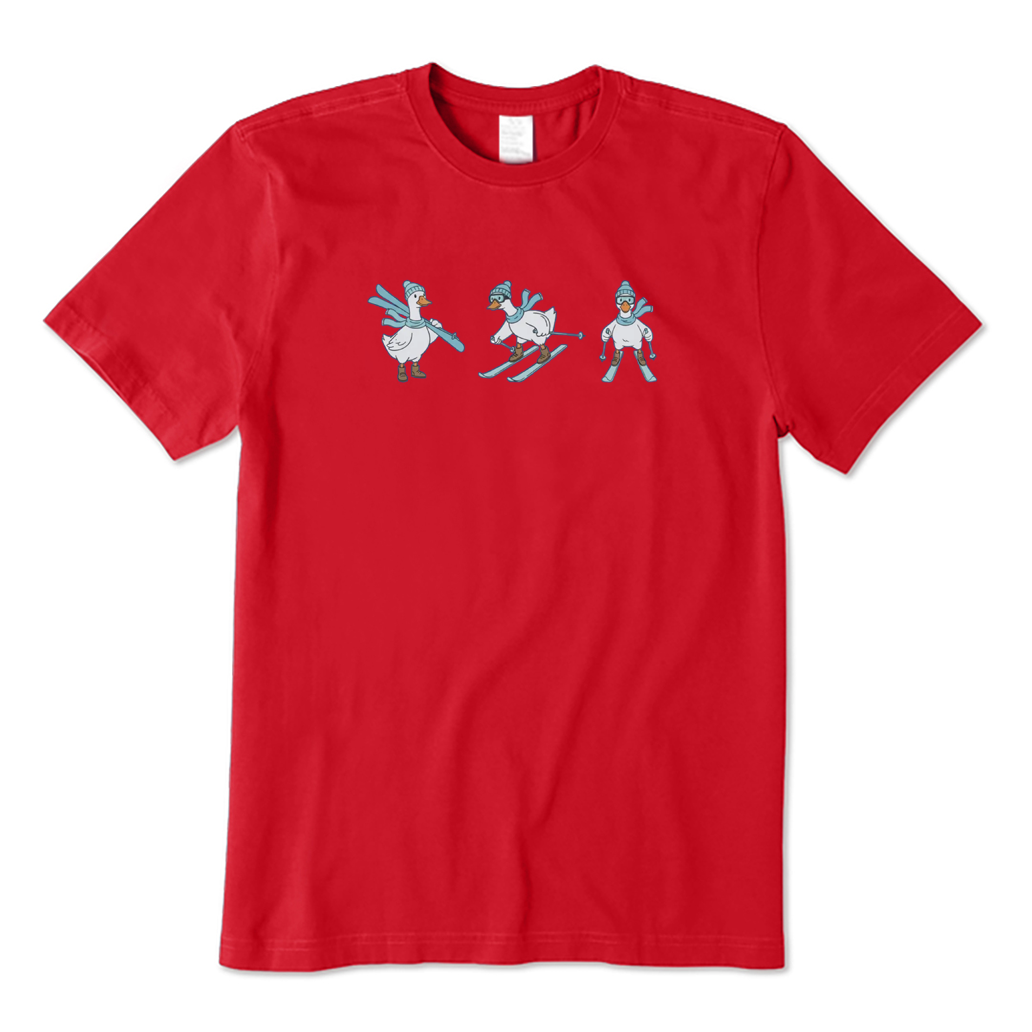 Ski Silly Goose Skiing T-shirt