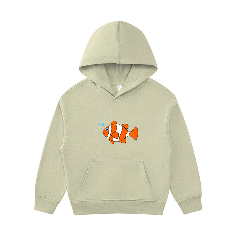 Cute fish Kid's Hoodie