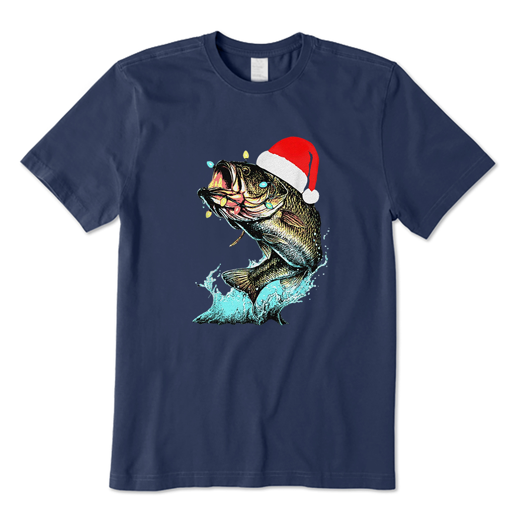 Fishing Christmas T-Shirt
