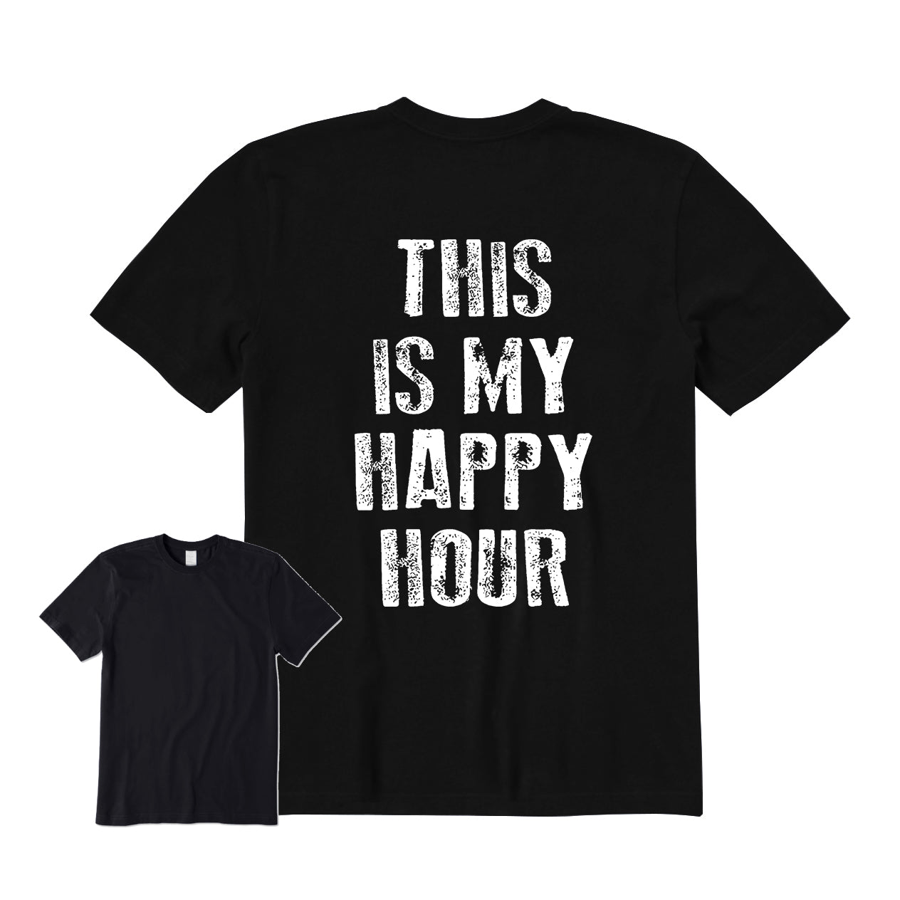 This is My Happy Hour Back Graphic T-Shirt