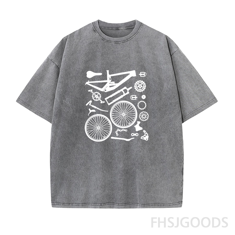 The Original Bike Parts Unisex Distressed T-Shirt