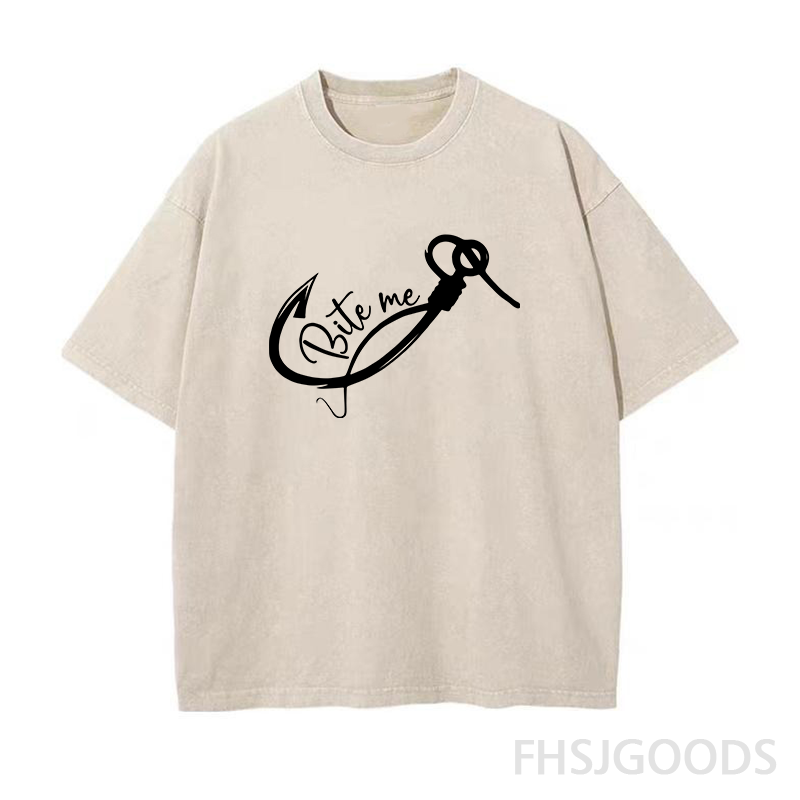 Bite Me Unisex Distressed T-Shirt