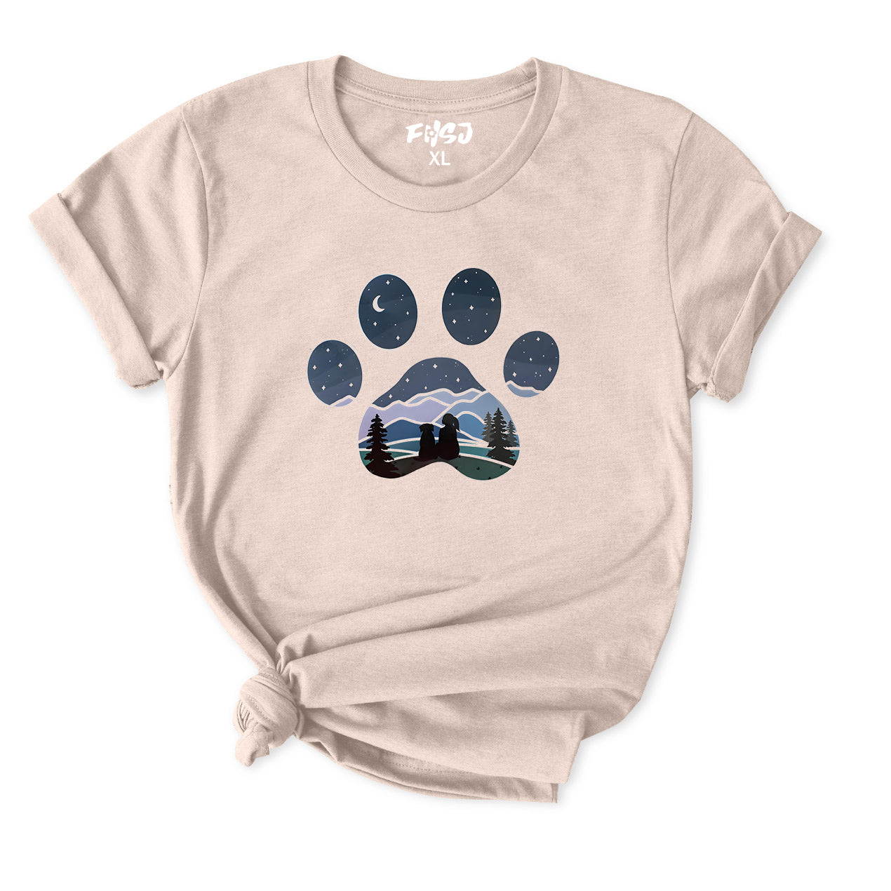 Girl with Dog T-Shirt for Women