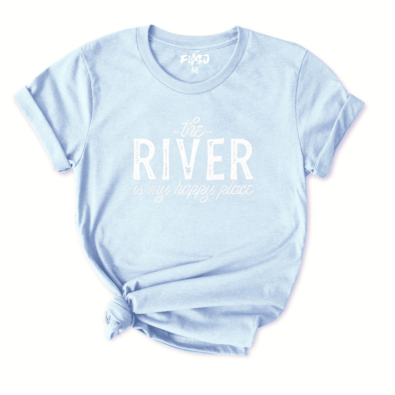 The River Is My Happy Place T-Shirt for Women
