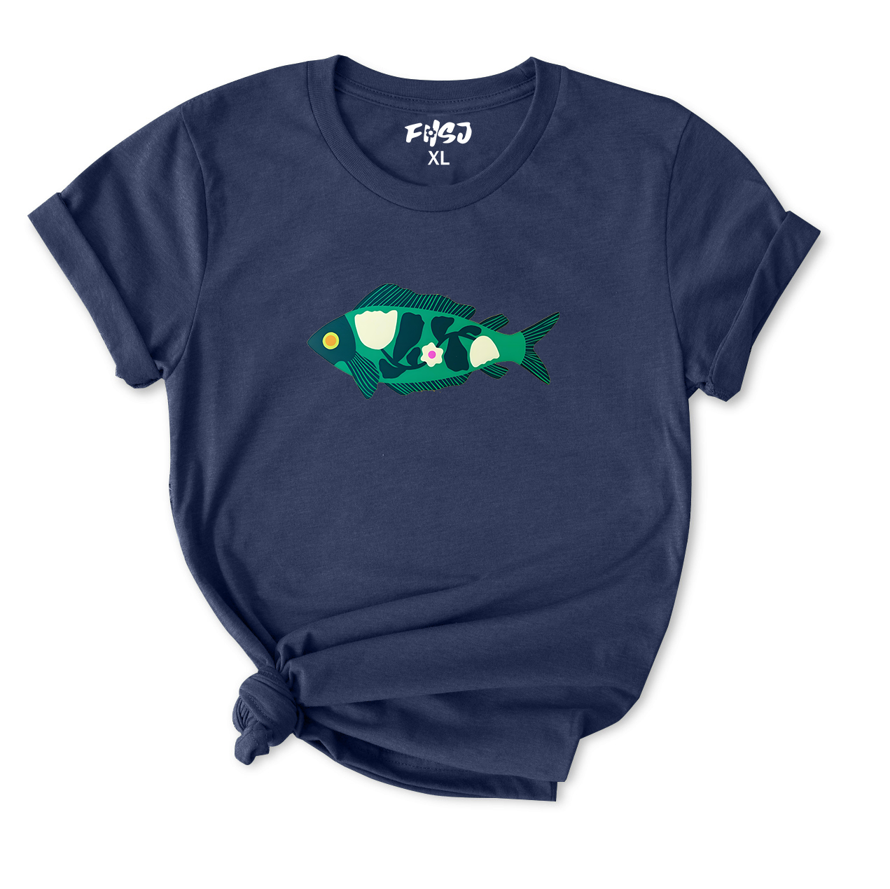 Folk Fish T-Shirt for Women
