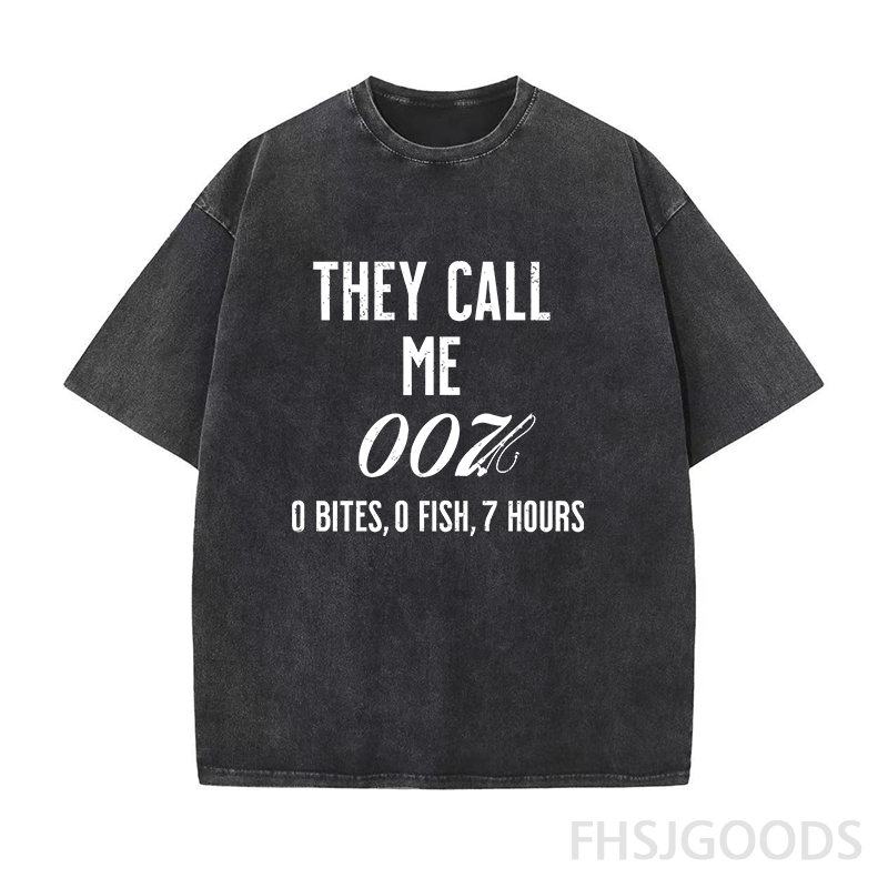 They Call Me 007 Unisex Distressed T-Shirt